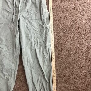 Girls Casual Cargo Pants - Green